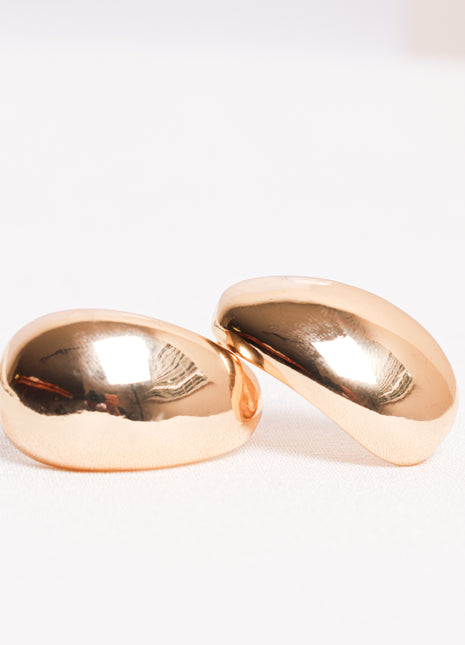Polished Gold Filled Earrings – Elegant