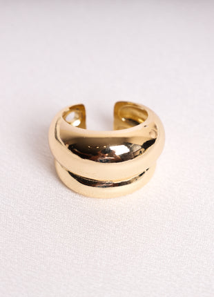 Elegant Chunky Gold Filled Polished Ring