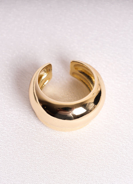 Elegant Chunky Gold Filled Polished Ring
