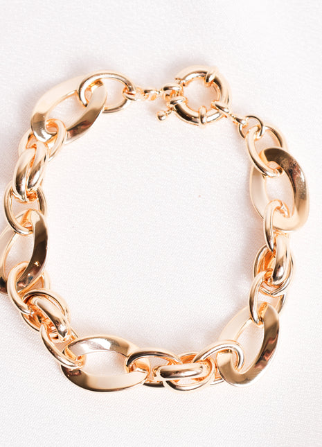 Elegant Polished Gold-Filled Bracelet